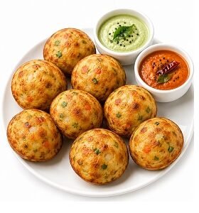 Appe (Paniyaram) – South Indian Snack with Chutney